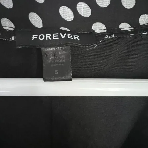 Black and white polka dot dress with baloon bottom Size S - Picture 5 of 6